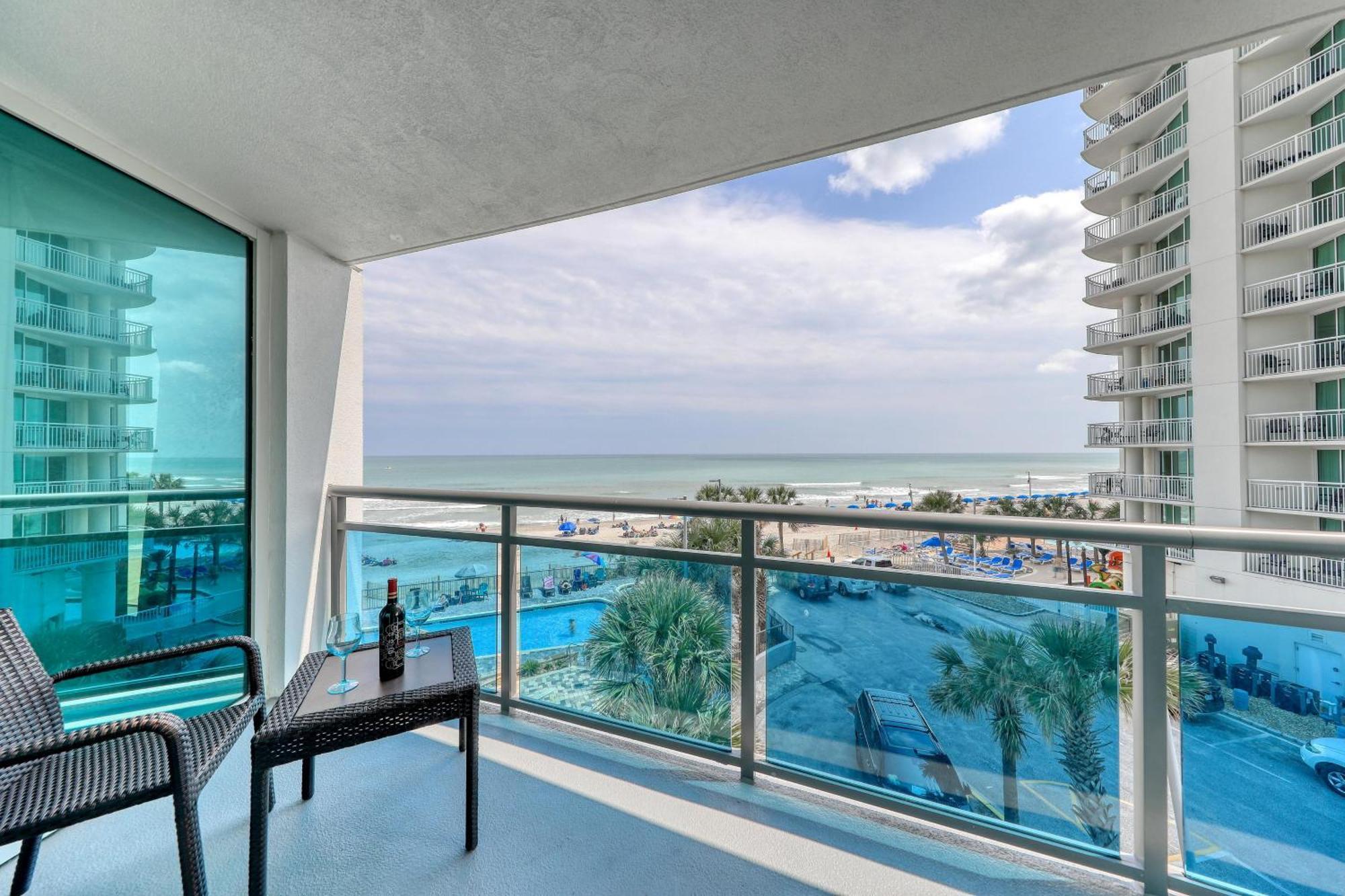 Villa 107 S Ocean Blvd, 0308 - Ocean Front Sleeps 6 Myrtle Beach Esterno foto