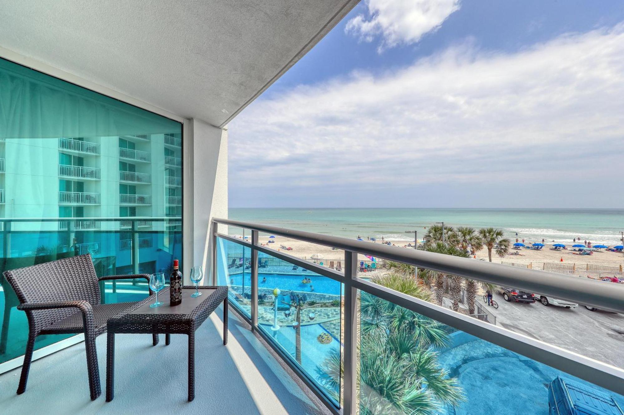 Villa 107 S Ocean Blvd, 0308 - Ocean Front Sleeps 6 Myrtle Beach Esterno foto